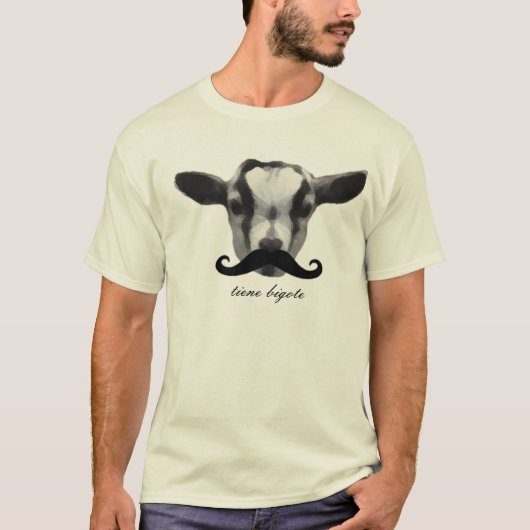 Billy the Kind - Mustache T-shirt (Voorkant)