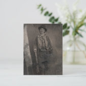 Billy the Kind Old West Outlaw Briefkaart (Staand voorkant)