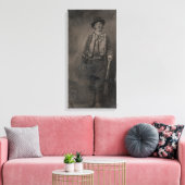 Billy the Kind Old West Outlaw Canvas Afdruk (Insitu (Woonkamer))