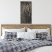 Billy the Kind Old West Outlaw Canvas Afdruk (Insitu (Slaapkamer))