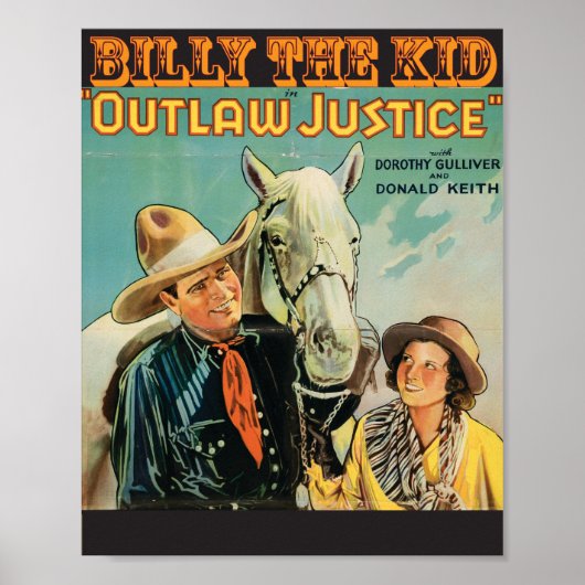 Billy the Kind Outlaw 🌟 Westerne film van justiti Poster (Voorkant)