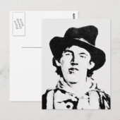 Billy The Kind ~ William H. Bonney/Outlaw Briefkaart (Voorkant / Achterkant)