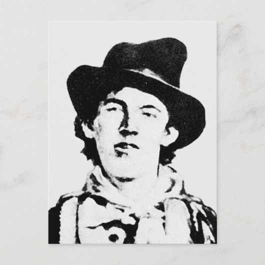Billy The Kind ~ William H. Bonney/Outlaw Briefkaart (Voorkant)