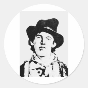 Billy The Kind ~ William H. Bonney/Outlaw Ronde Sticker
