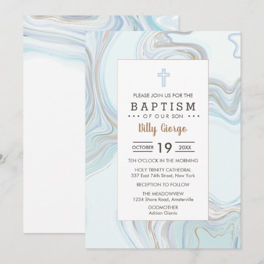 Billy Uitnodiging (Voorkant / Achterkant)