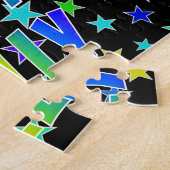 "BILLY" voornaam, geun "HAPPY BIRTHDAY" Legpuzzel (Zijkant)