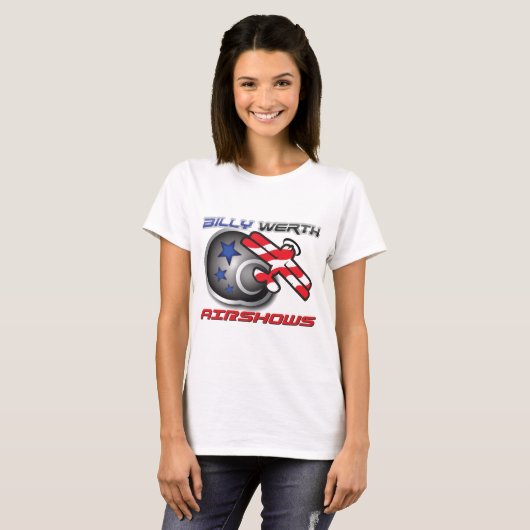 Billy Werth Airshows T-shirt (Voorkant volledig)
