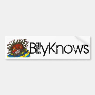BillyKnows Bumpersticker