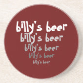 Billy's Beer Onderzetter (of jouw)  Gift (Voorkant)