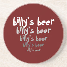 Billy's Beer Onderzetter (of jouw)  Gift