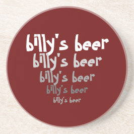 Billy's Beer Onderzetter (of jouw)  Gift