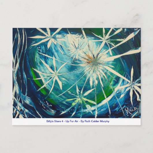 Billy's sterren 4 - omhoog voor lucht - Ruth Calde Briefkaart (Voorkant)