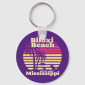  Biloxi Beach Mississippi Sleutelhanger (Achterkant)