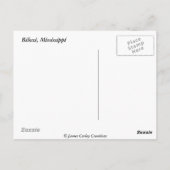 Biloxi Bokeh Briefkaart (Achterkant)