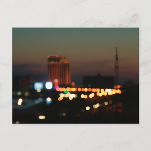 Biloxi Bokeh Briefkaart (Voorkant)