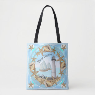 Biloxi Lighthouse canvas tas