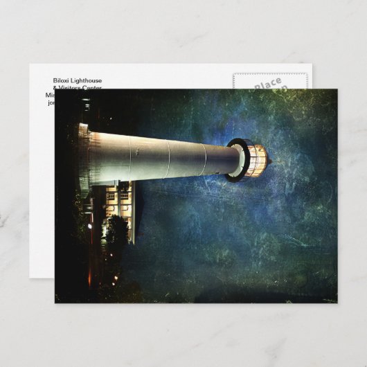 Biloxi Lighthouse & Visitors Centre Briefkaart (Voorkant / Achterkant)