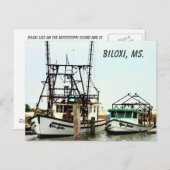 Biloxi, mevrouw Briefkaart (Voorkant / Achterkant)