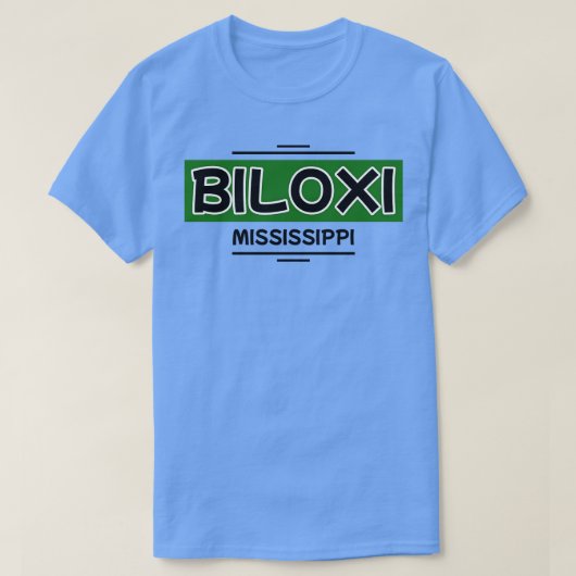 Biloxi Mississippi 2 T-shirt (Design voorkant)