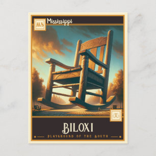 Biloxi, Mississippi    Antiek Briefkaart