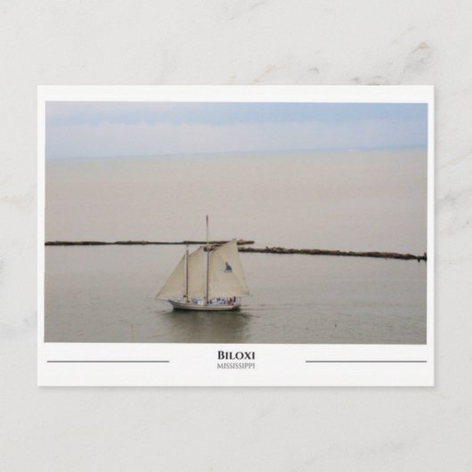 Biloxi Mississippi Briefkaart (Voorkant)