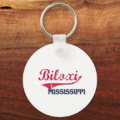 Biloxi Mississippi City Classic Sleutelhanger (Voorkant)
