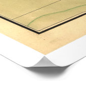 Biloxi Mississippi Fortification Map 1721 Poster (Hoek)