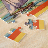 Biloxi Mississippi Groeten Briefkaart Legpuzzel (Zijkant)