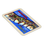 Biloxi Mississippi  groot Briefkaart Magneet (Rechterzijde)