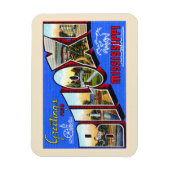 Biloxi Mississippi  groot Briefkaart Magneet (Verticaal)