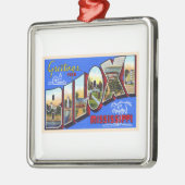 Biloxi Mississippi groot Briefkaart Metalen Ornament (Links)