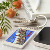 Biloxi Mississippi groot Briefkaart Sleutelhanger (Voorkant Rechts)