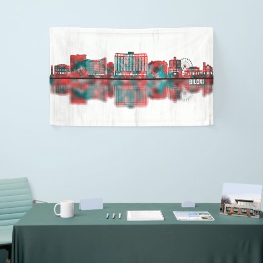 Biloxi Mississippi Skyline Spandoek (Beurs)