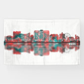 Biloxi Mississippi Skyline Spandoek (Horizontaal)