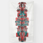 Biloxi Mississippi Skyline Spandoek (Verticaal)