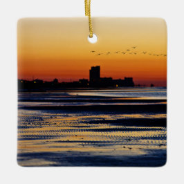 Biloxi Mississippi Sunrise Keramisch Ornament