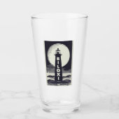 Biloxi Mississippi vuurtoren Moon Glas (Voorkant)