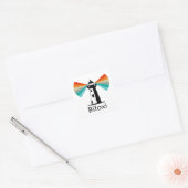 Biloxi Mississippi Vuurtoren Regenboog Vierkante Sticker (Envelop)