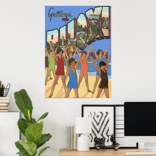  Biloxi MS Poster (Thuiskantoor)