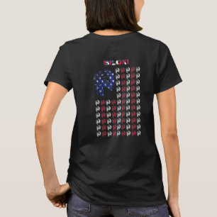 Biloxi Native American Indian Chief Usa Vlag 4de J T-shirt