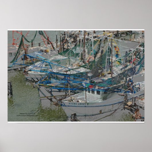 Biloxi Shrimp Boats Poster (Voorkant)