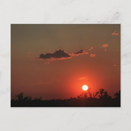 Biloxi Sunset Briefkaart (Voorkant)