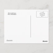 Biloxi vuurtoren briefkaart (Achterkant)