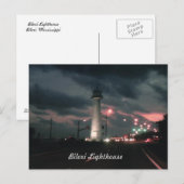 Biloxi vuurtoren briefkaart (Voorkant / Achterkant)