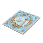 Biloxi vuurtoren tegeltje (Zijkant)