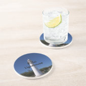 Biloxi vuurtoren zandsteen onderzetter (Zijkant)