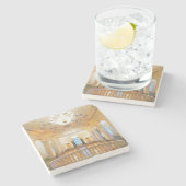 Biltmore Ballroom, Biltmore Atlanta, Biltmore Stenen Onderzetter (Zijkant)