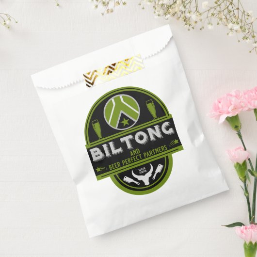 Biltong en bier bedankzakje (Gezegeld)