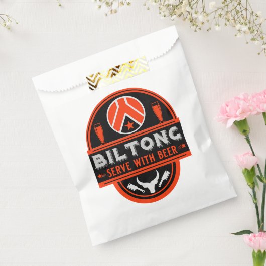 Biltong en bier bedankzakje (Gezegeld)