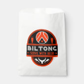Biltong en bier bedankzakje (Voorkant)